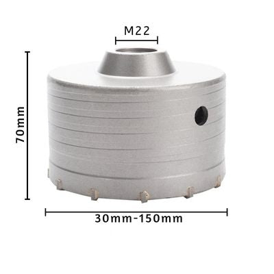 Scie cloche - à béton 30 à 150mm