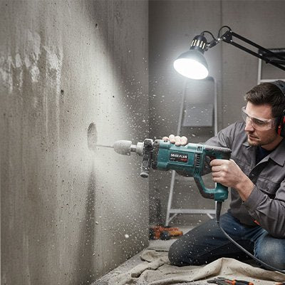 Scie cloche à béton 30 à 150mm mur