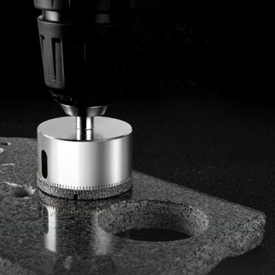 Scie cloche carrelage pierre