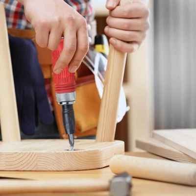 TOURNEVIS A FRAPPER ROUGE tabouret