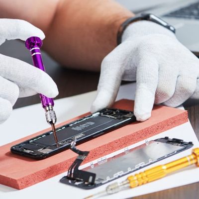 Tournevis de précision 5 en 1 rouge