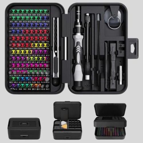 Tournevis de precision Ensemble 132 en 1 boîte noir