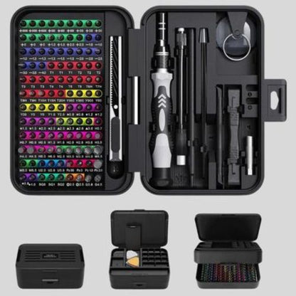 Tournevis de precision Ensemble 132 en 1 boîte noir
