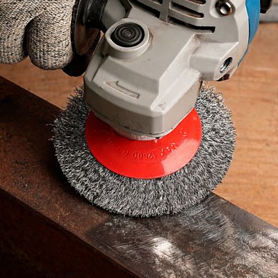 Brosse métallique Acier pour meuleuse d’angle acier