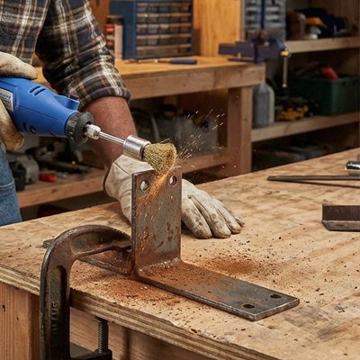 Brosse métallique En laiton ensemble de 10 acier