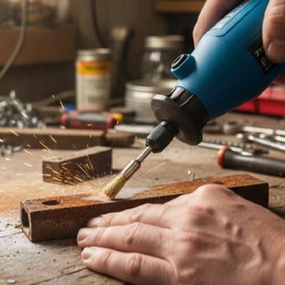 Brosse métallique En laiton ensemble de 10 fer