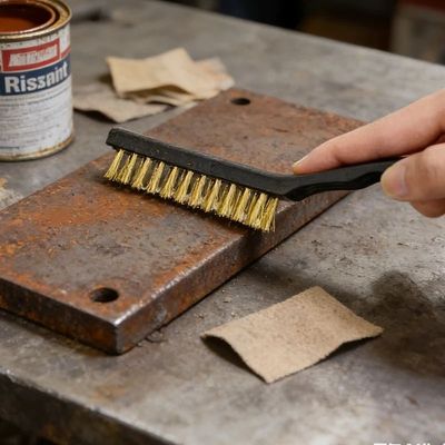 Brosse métallique Manuelle de précision or