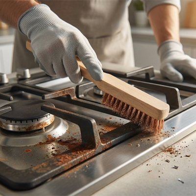 Brosse métallique Manuelle robuste four