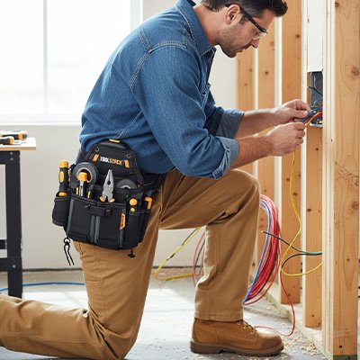 Ceinture porte outils TSK-114 TOOLSTACK électricité