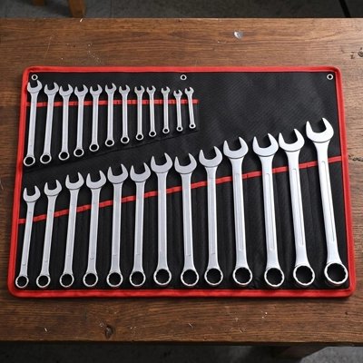 Clé à cliquet plate - Grand lot de 26 pièces