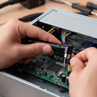 clé à douille coudée ordinateur