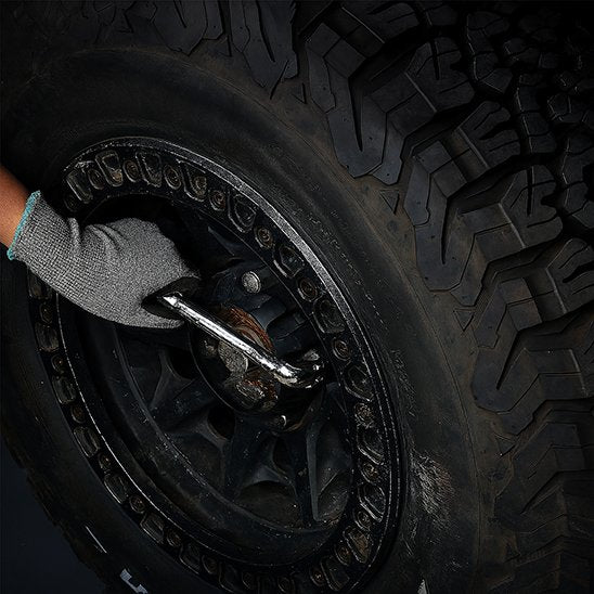 Clé à pipe 7 pièces type L roue