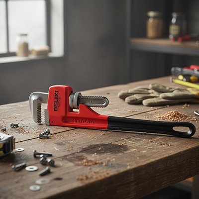 Clé anglaise DELIXI établi