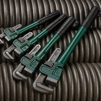 Clé anglaise Robuste verte ensemble