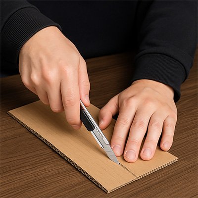 Cutter 30 degrés brun