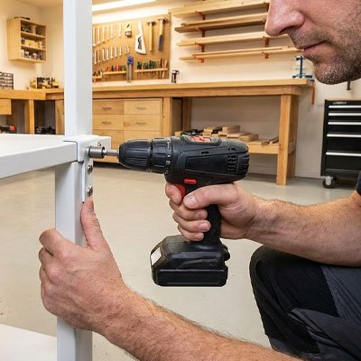 Embout pour visseuse Douilles hexagonales meuble 