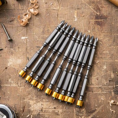 Embout pour visseuse Extra long magnétique gris