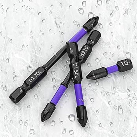 Embout pour visseuse Magnétique violet noir