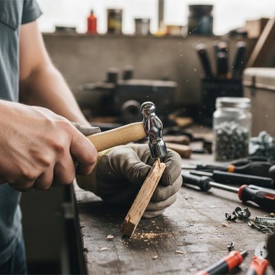 Marteau à panne ronde mini bois