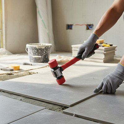 Marteau à tête souple en caoutchouc poignée