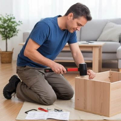 Marteau maillet en caoutchouc bois