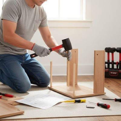 Marteau maillet en caoutchouc meuble