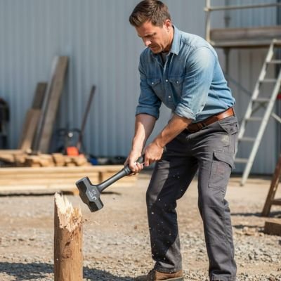 Marteau octogonal bois