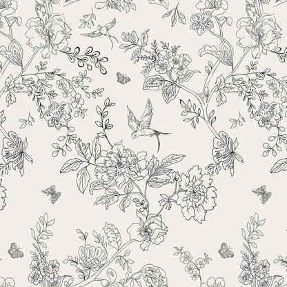 Papier peint fleuri / Brangdy Classique - Bricolme
