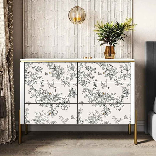 papier peint fleuri brangdy classique bureau