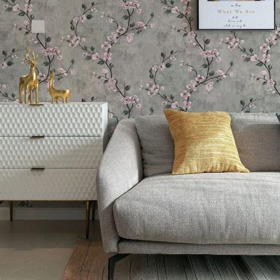 Papier peint fleuri / Brangdy Pastoral - Bricolme