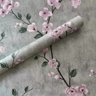 Papier peint fleuri / Brangdy Pastoral - Bricolme