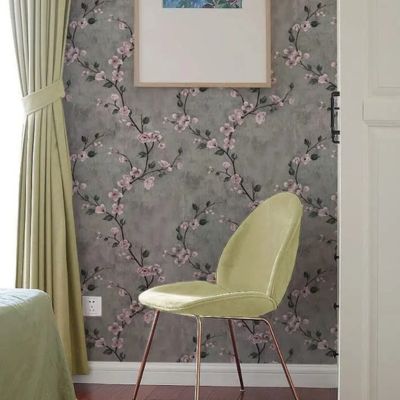 papier peint fleuri brangdy pastoral chaise