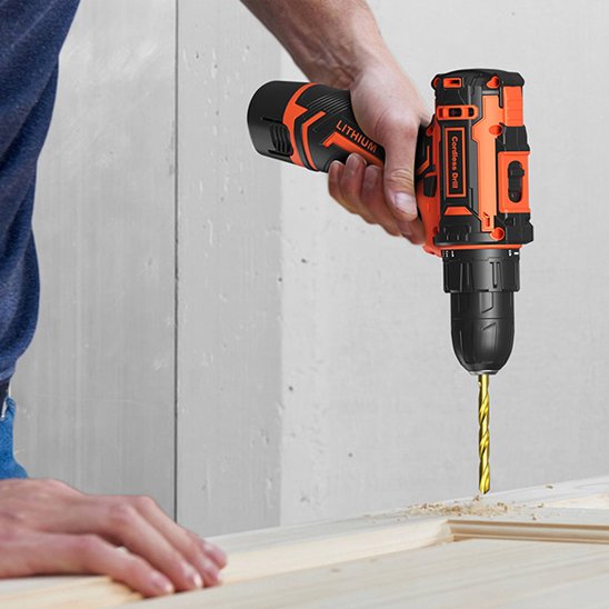Perceuse visseusesans fil 12V mèche