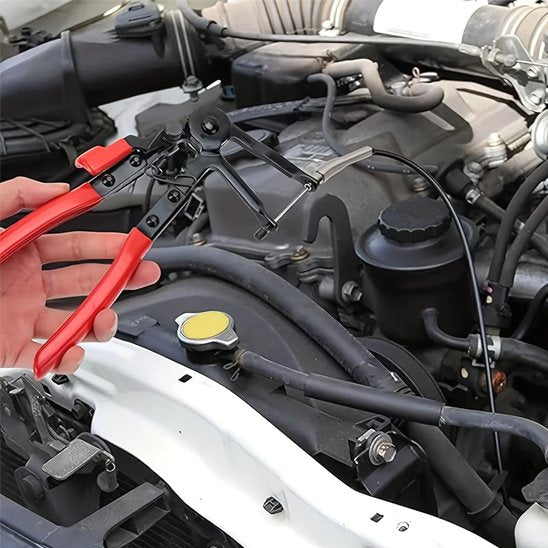 Pince de serrage rouge cable