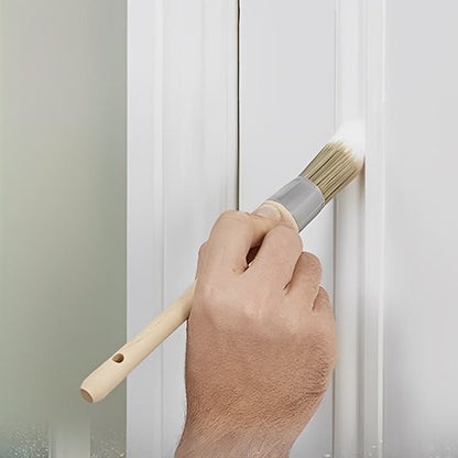 Pinceau à peinture rechampir blanc cadrage