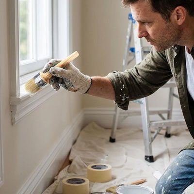 Pinceau rong fenêtre