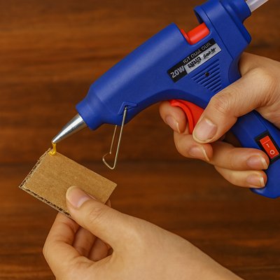 Pistolet à colle chauffage rapide 20W carton