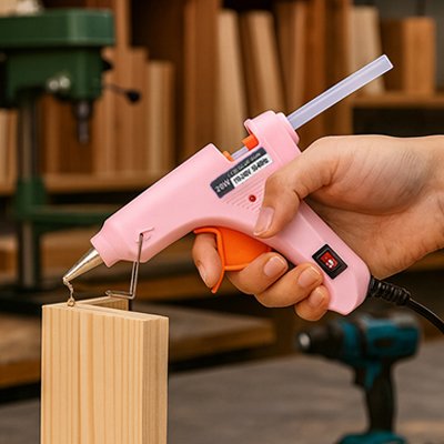 Pistolet à colle chauffage rapide 20W planche