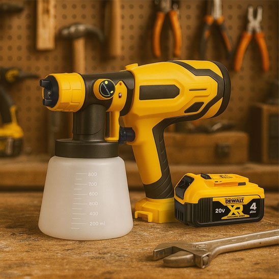 Pistolet peinture à batterie 20V MAX établi