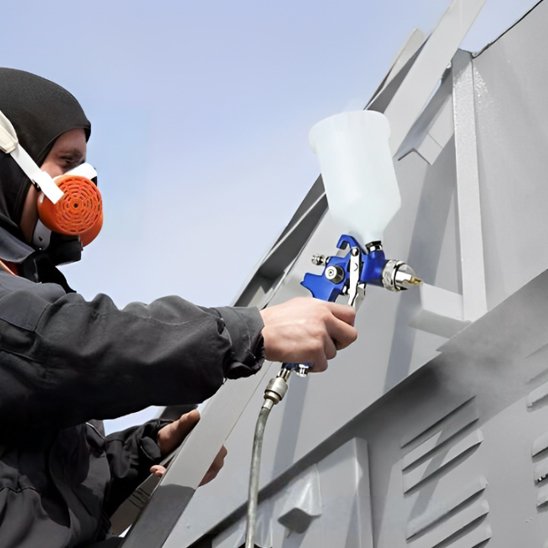 Pistolet peinture H2000A de 0.8mm à 1,0mm gris