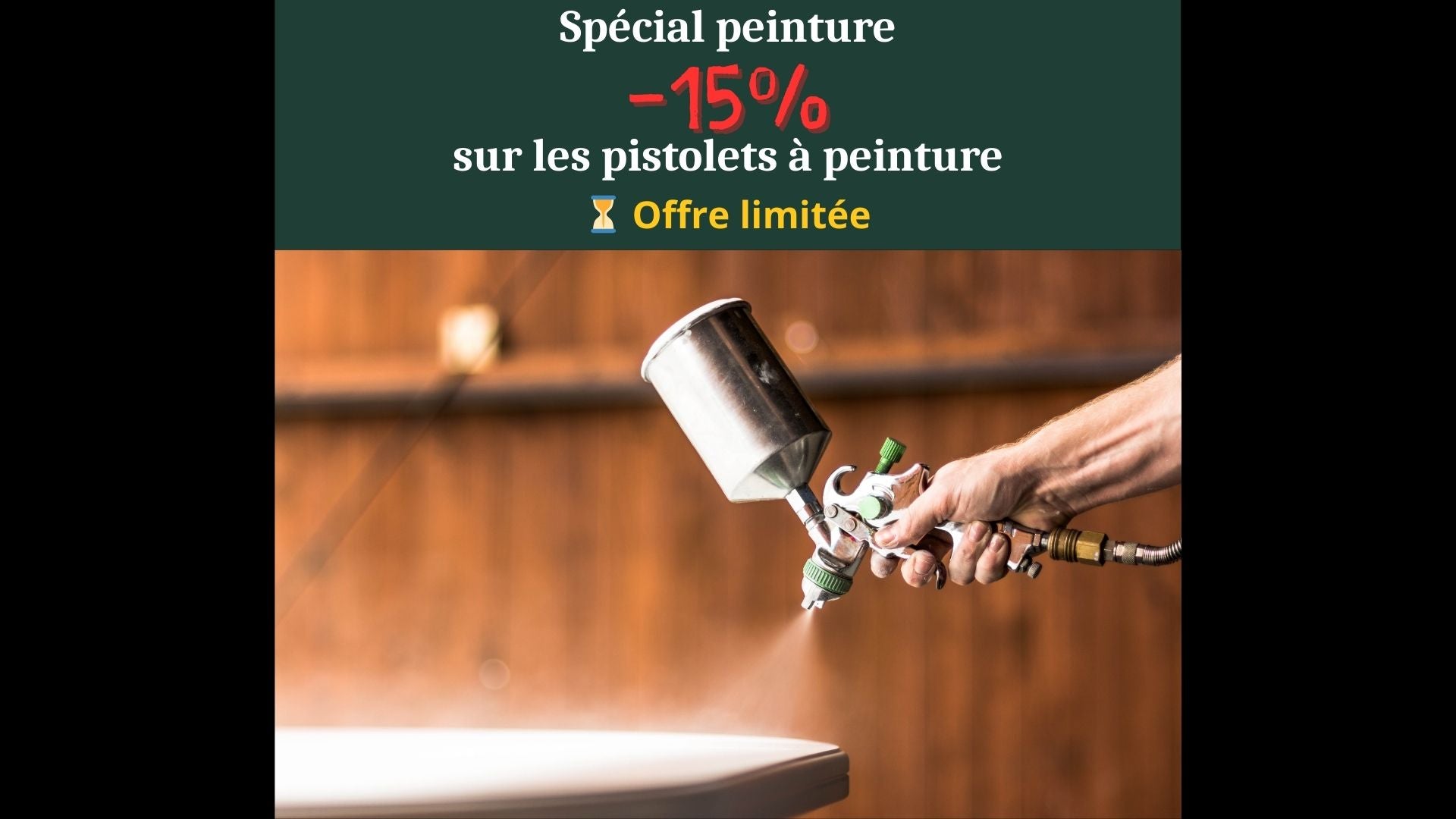 promotion pistolet à peinture bricolage