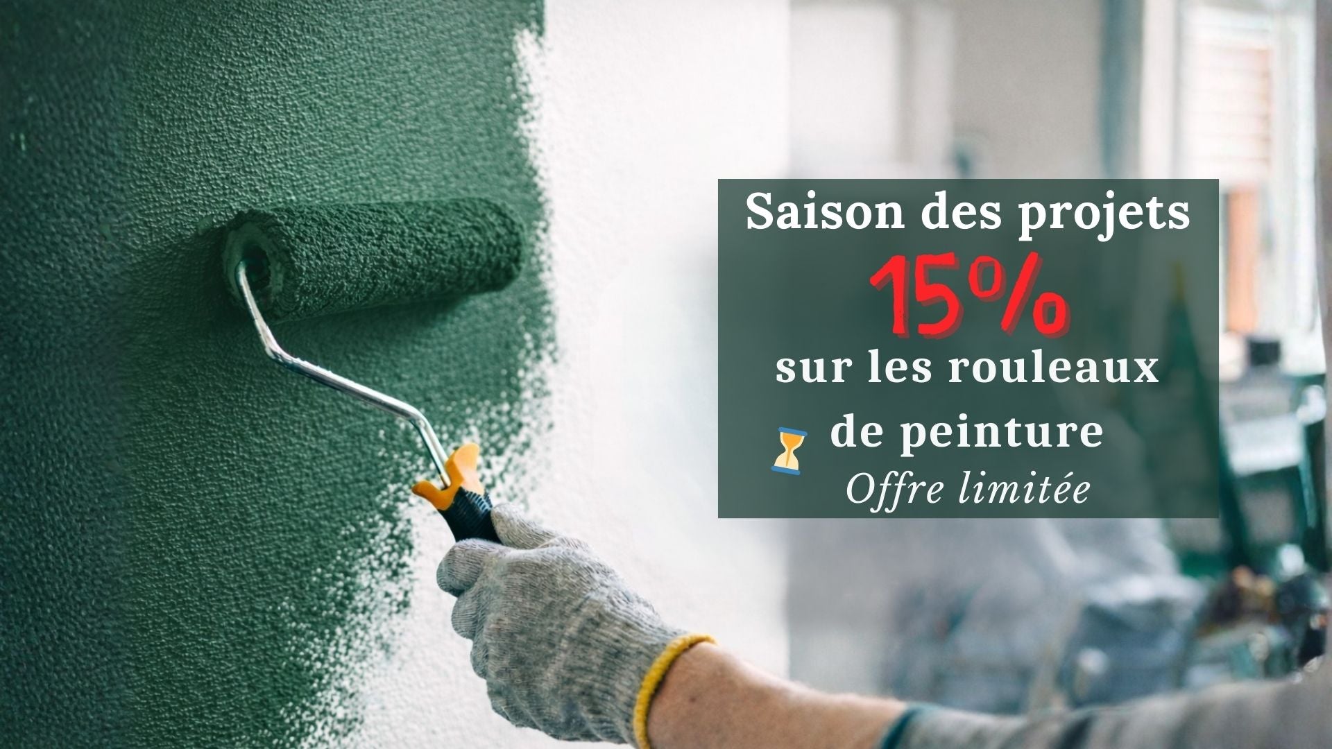promotion rouleau peinture