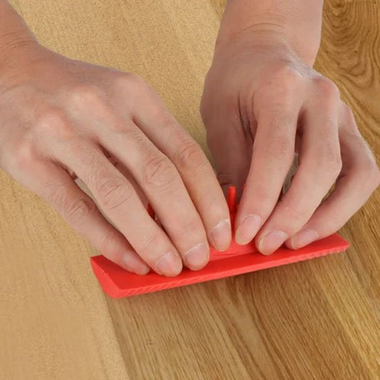 Rouleau peinture motif peigne effet bois plancher