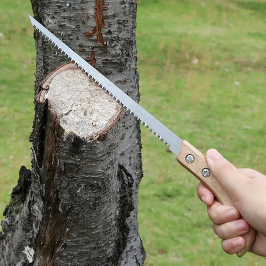 Scie à guichet En bois tronc