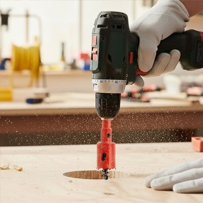 Scie cloche 15-18-20mm JGZUI rouge