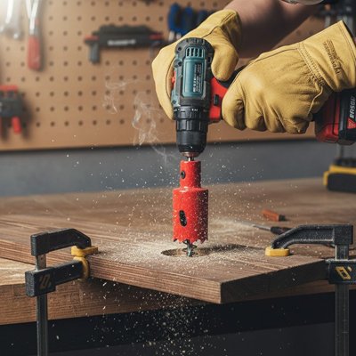 Scie cloche 25-28-32mm JGZUI planche