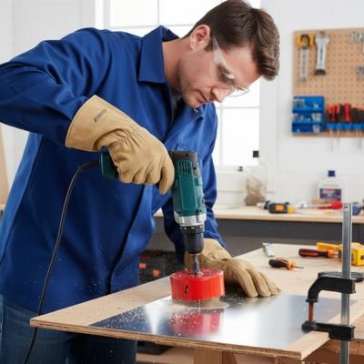 Scie cloche Bimétallique M42 100 à 200mm fer