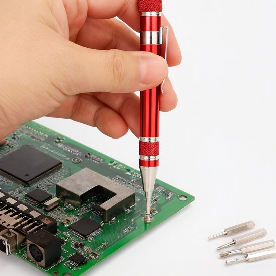 Tournevis de précision ensemble 8 en 1 puce