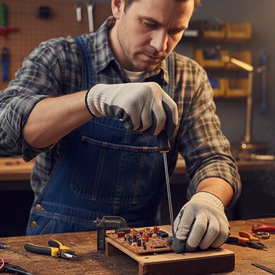 Tournevis-plat-Long-puce