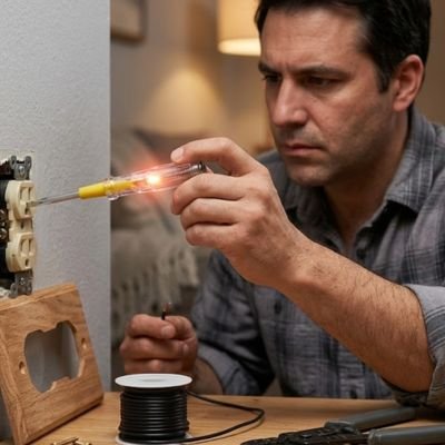 Tournevis testeur vérificateur tension électrique courant
